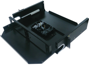 2U - Sliding Fiber Enclosure Tray - With SC Plates